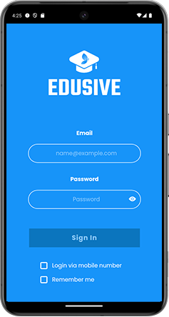 Login page